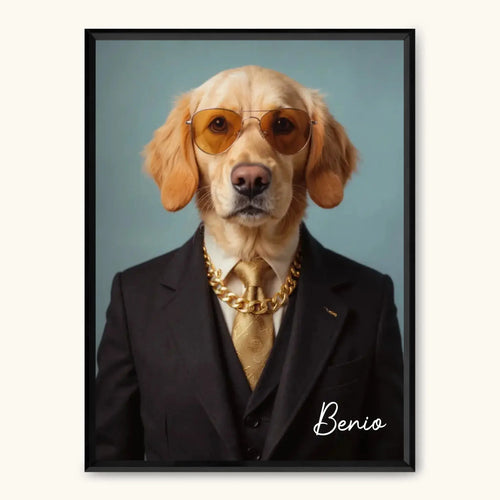Portret zwierzaka ze zdjęcia
