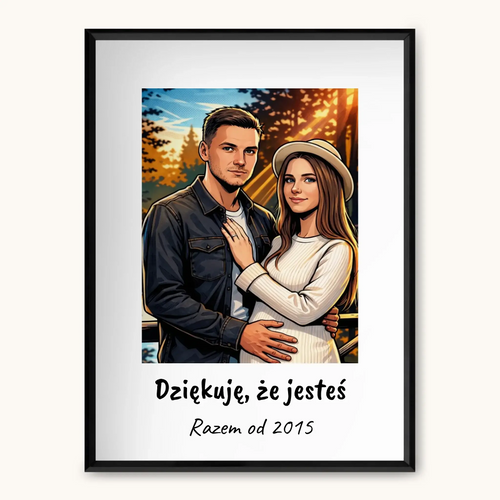 Obraz w stylu komiksu