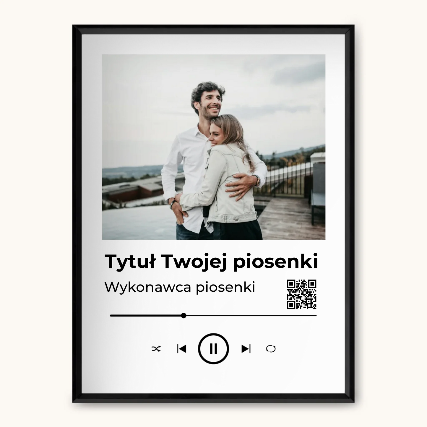 TAPANDA.PL RAMKA A3 GŁOWNE ZDJĘCIE CZARNA CIENKA RAMKA