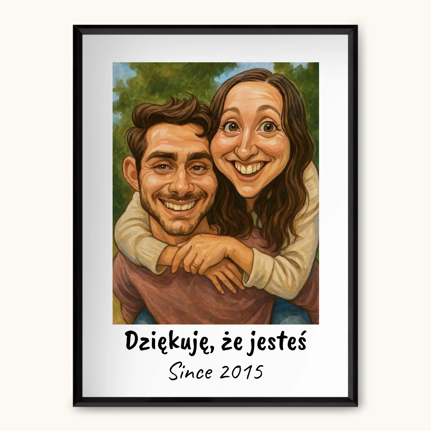 TAPANDA.PL RAMKA A3 GŁOWNE ZDJĘCIE CZARNA CIENKA RAMKA