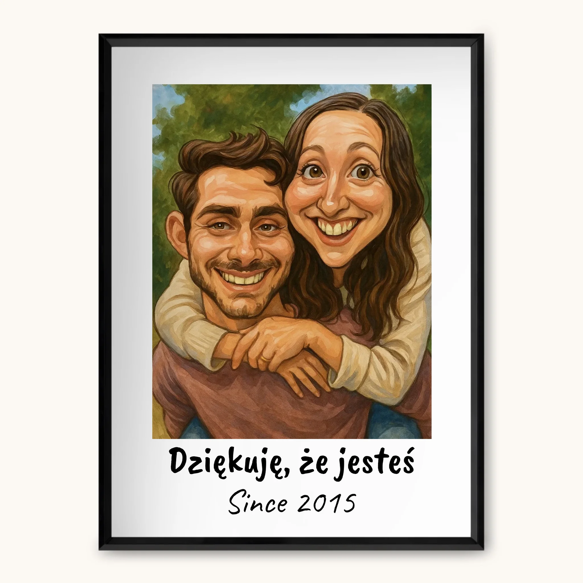 TAPANDA.PL RAMKA A3 GŁOWNE ZDJĘCIE CZARNA CIENKA RAMKA