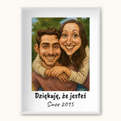 TAPANDA.PL RAMKA A3 GŁOWNE ZDJĘCIE BIAŁA CIENKA RAMKA