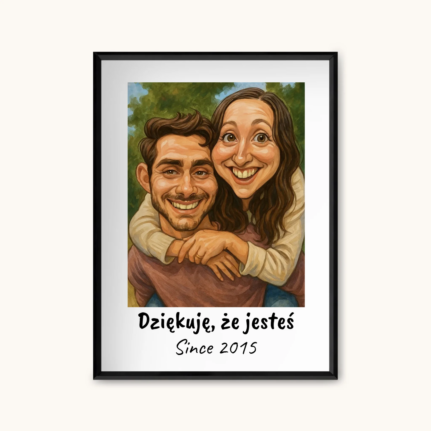 TAPANDA.PL RAMKA A4 GŁOWNE ZDJĘCIE CZARNA CIENKA RAMKA