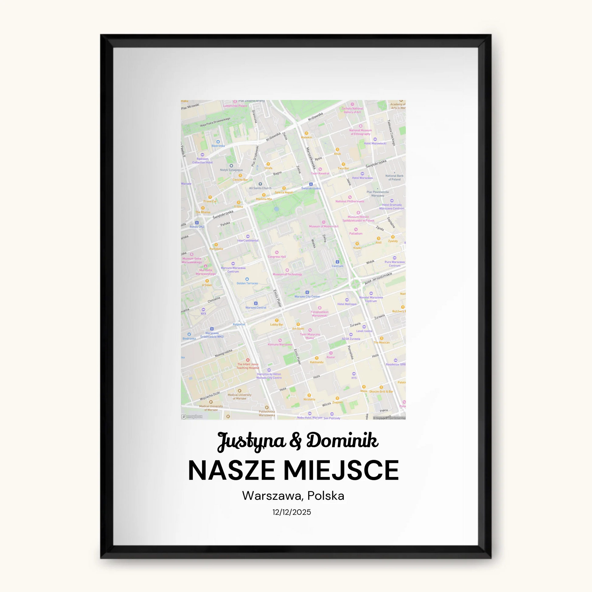 TAPANDA.PL RAMKA A3 GŁOWNE ZDJĘCIE CZARNA CIENKA RAMKA