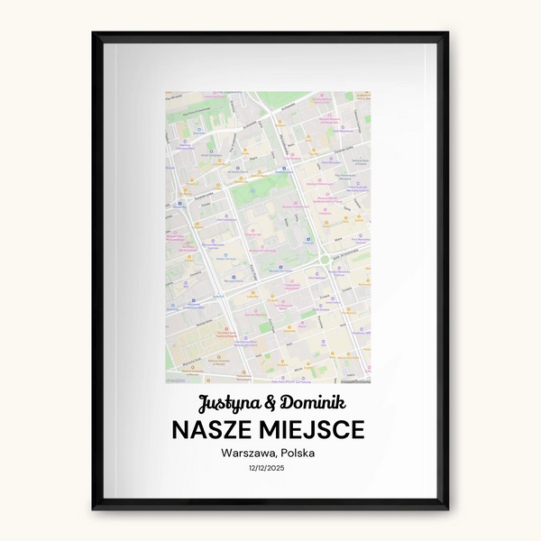 TAPANDA.PL RAMKA A3 GŁOWNE ZDJĘCIE CZARNA CIENKA RAMKA