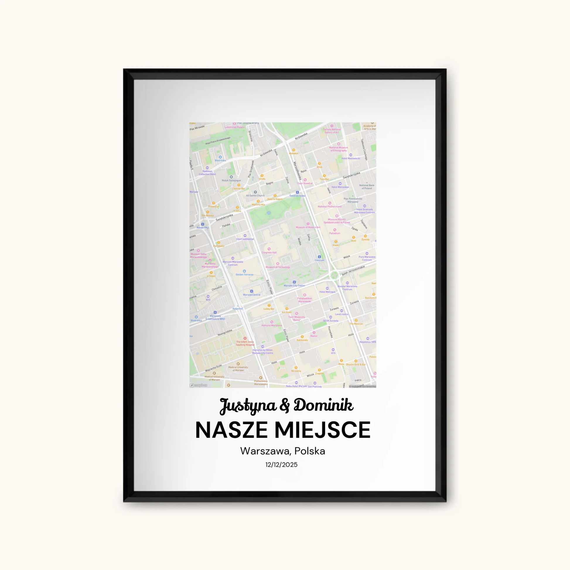 TAPANDA.PL RAMKA A4 GŁOWNE ZDJĘCIE CZARNA CIENKA RAMKA