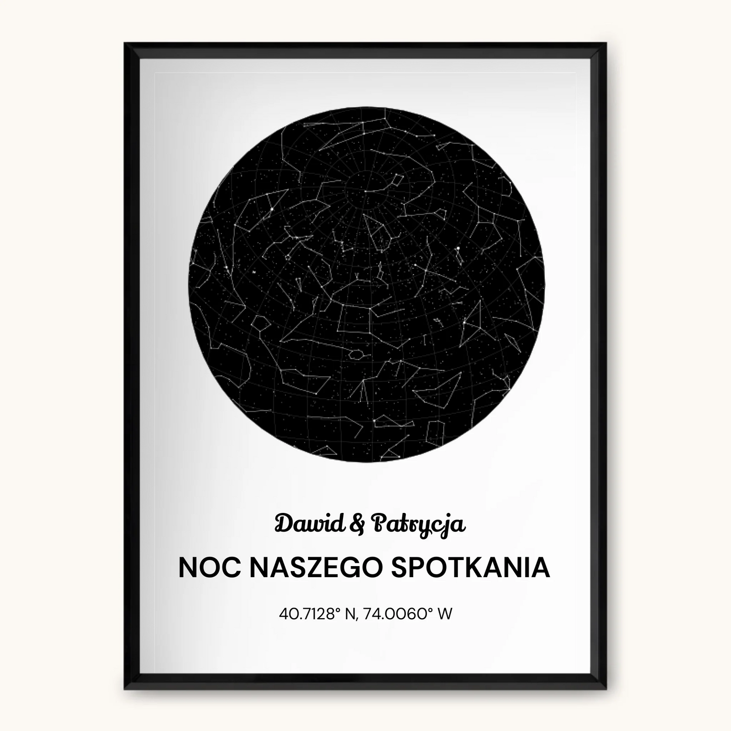 TAPANDA.PL RAMKA A3 GŁOWNE ZDJĘCIE CZARNA CIENKA RAMKA