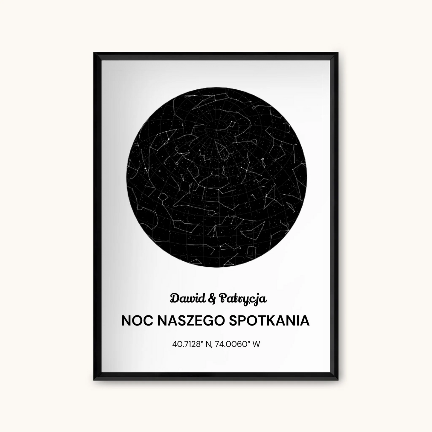 TAPANDA.PL RAMKA A4 GŁOWNE ZDJĘCIE CZARNA CIENKA RAMKA