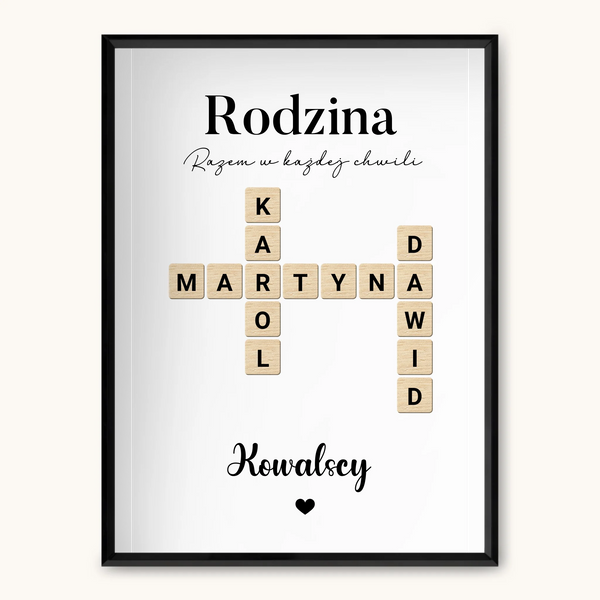 TAPANDA.PL RAMKA A3 GŁOWNE ZDJĘCIE CZARNA CIENKA RAMKA