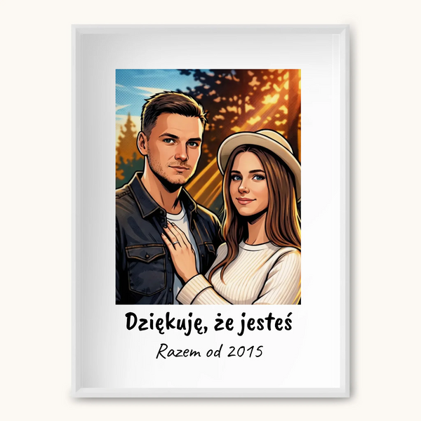 TAPANDA.PL RAMKA A3 GŁOWNE ZDJĘCIE CZARNA CIENKA RAMKA