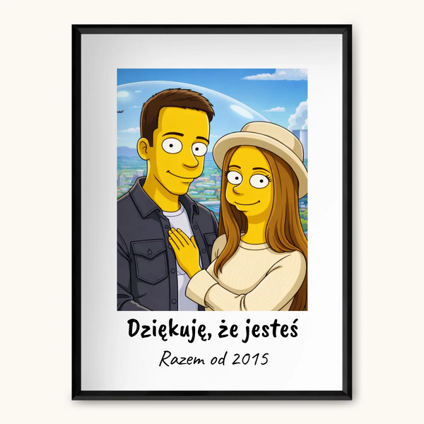 TAPANDA.PL RAMKA A3 GŁOWNE ZDJĘCIE CZARNA CIENKA RAMKA