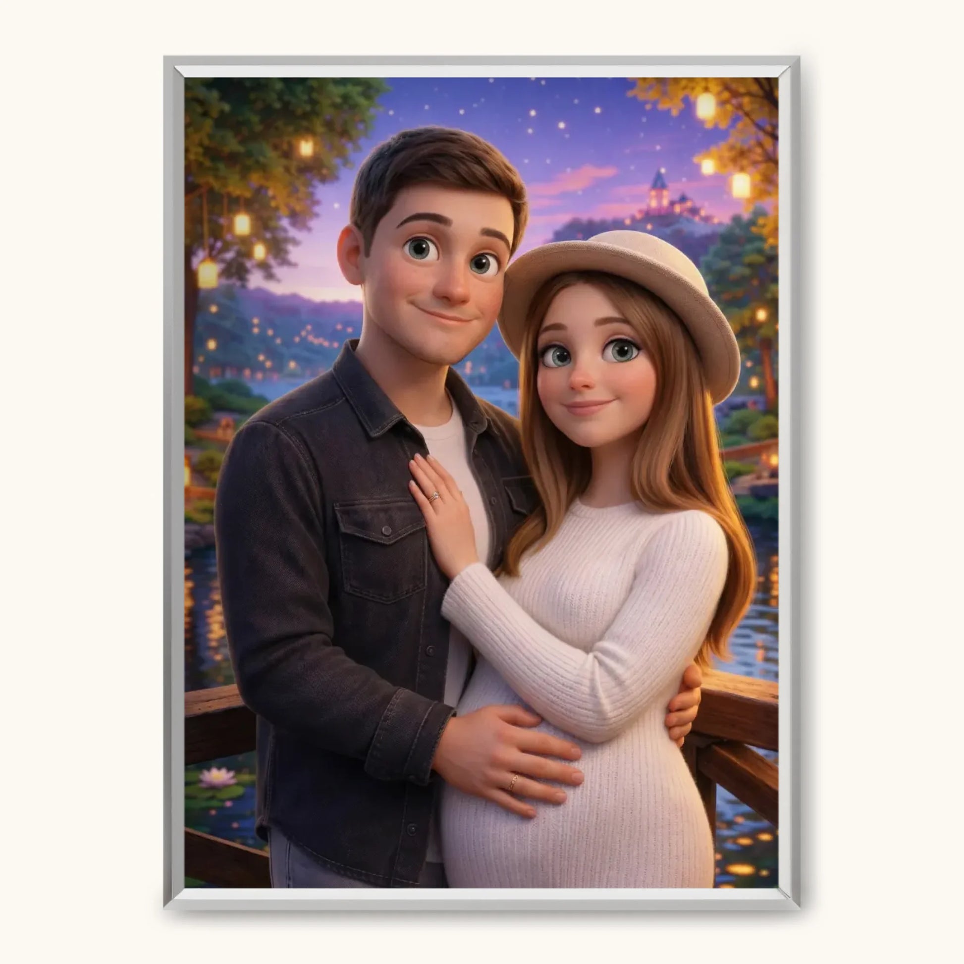 TAPANDA.PL RAMKA A3 GŁOWNE ZDJĘCIE SREBRNA CIENKA RAMKA