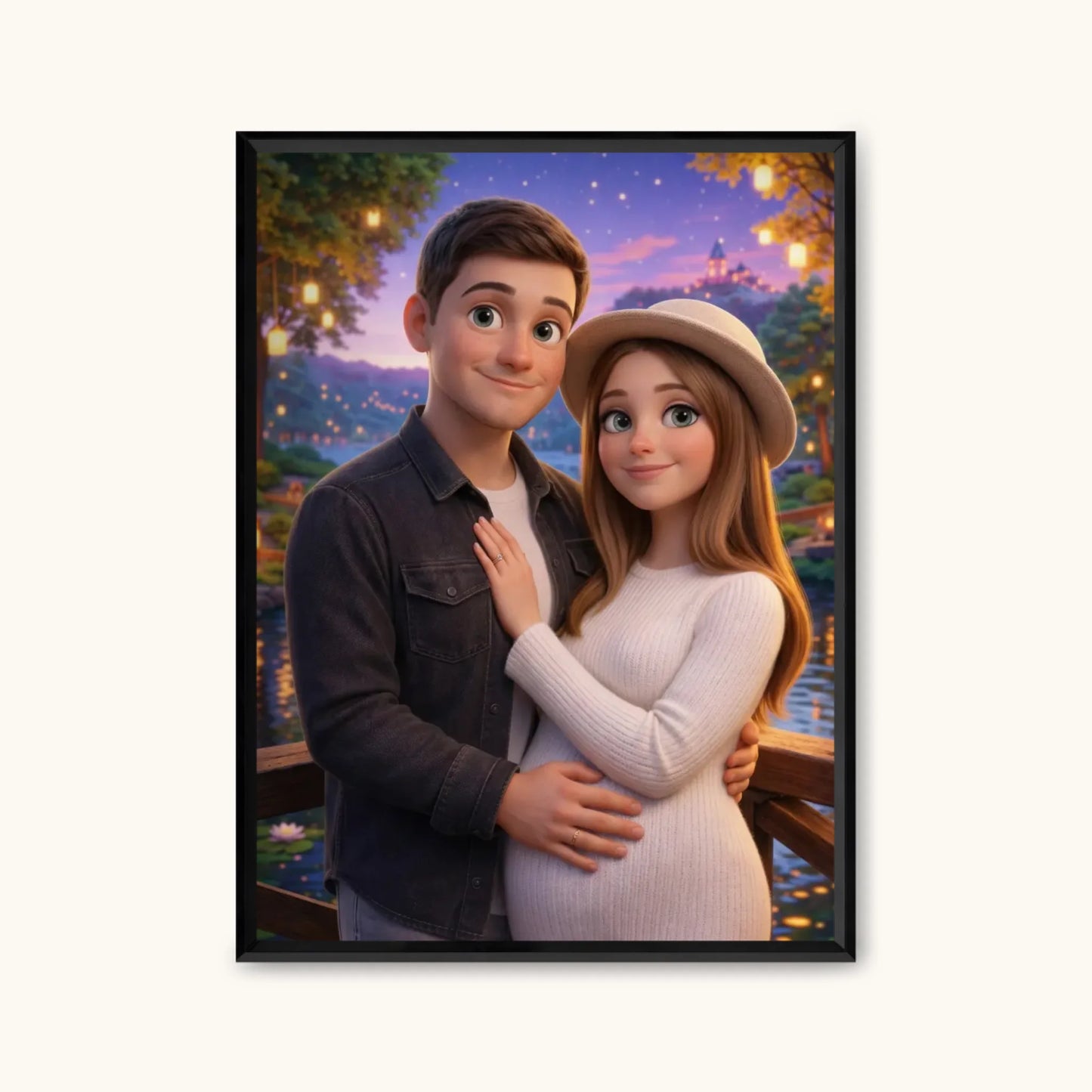 TAPANDA.PL RAMKA A4 GŁOWNE ZDJĘCIE CZARNA CIENKA RAMKA