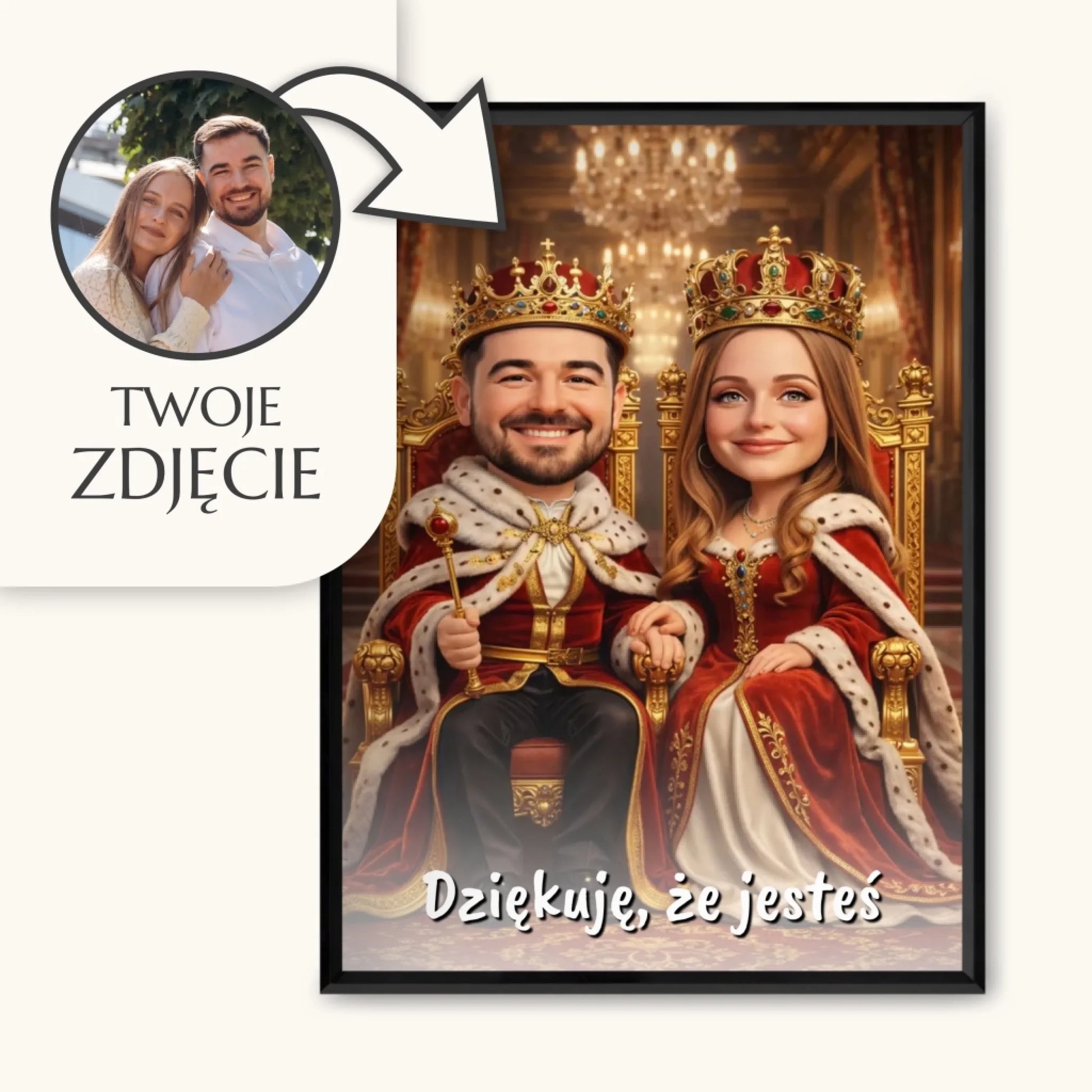 KRÓLEWSKI TRON personalizowany prezent - tapanda.pl