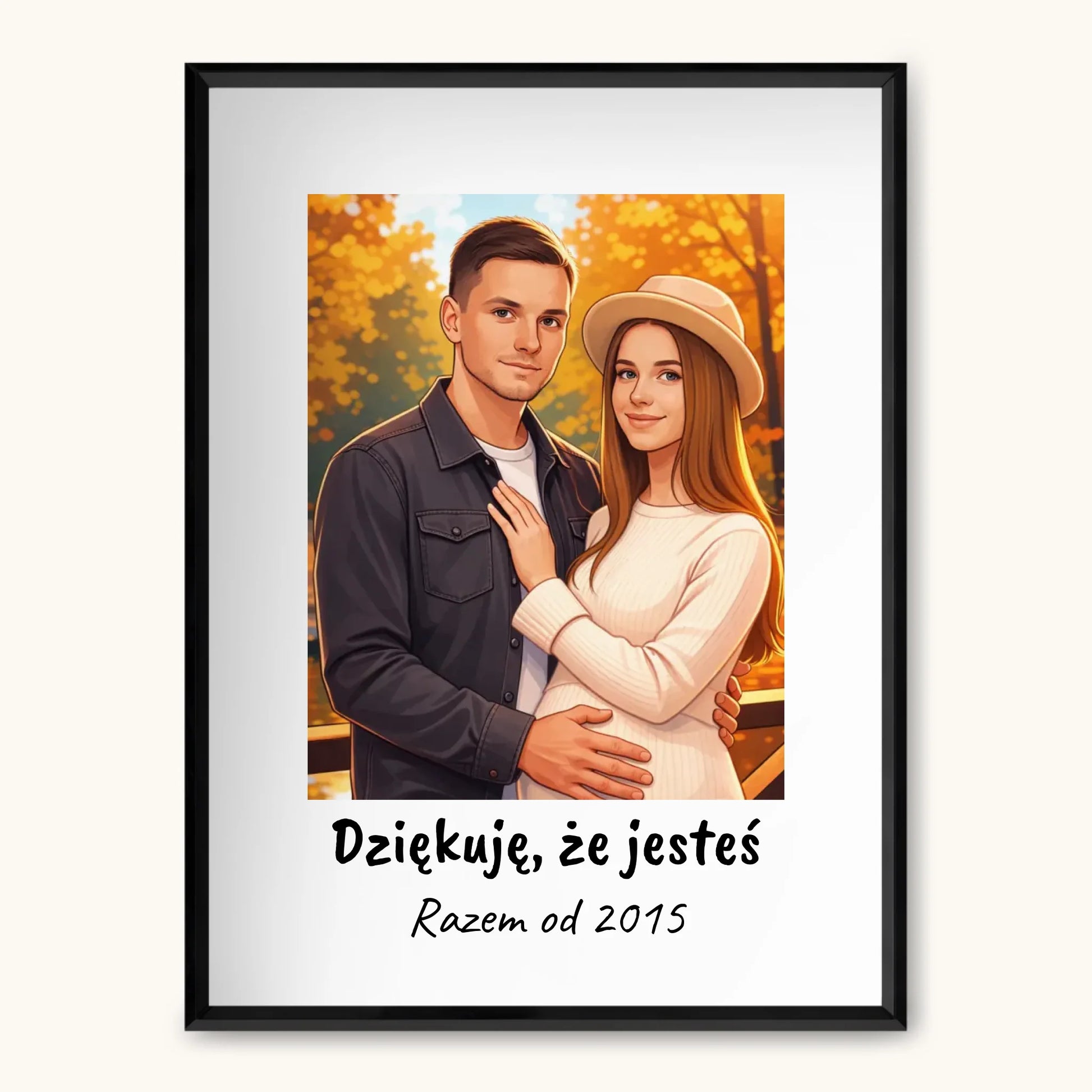 TAPANDA.PL RAMKA A3 GŁOWNE ZDJĘCIE CZARNA CIENKA RAMKA