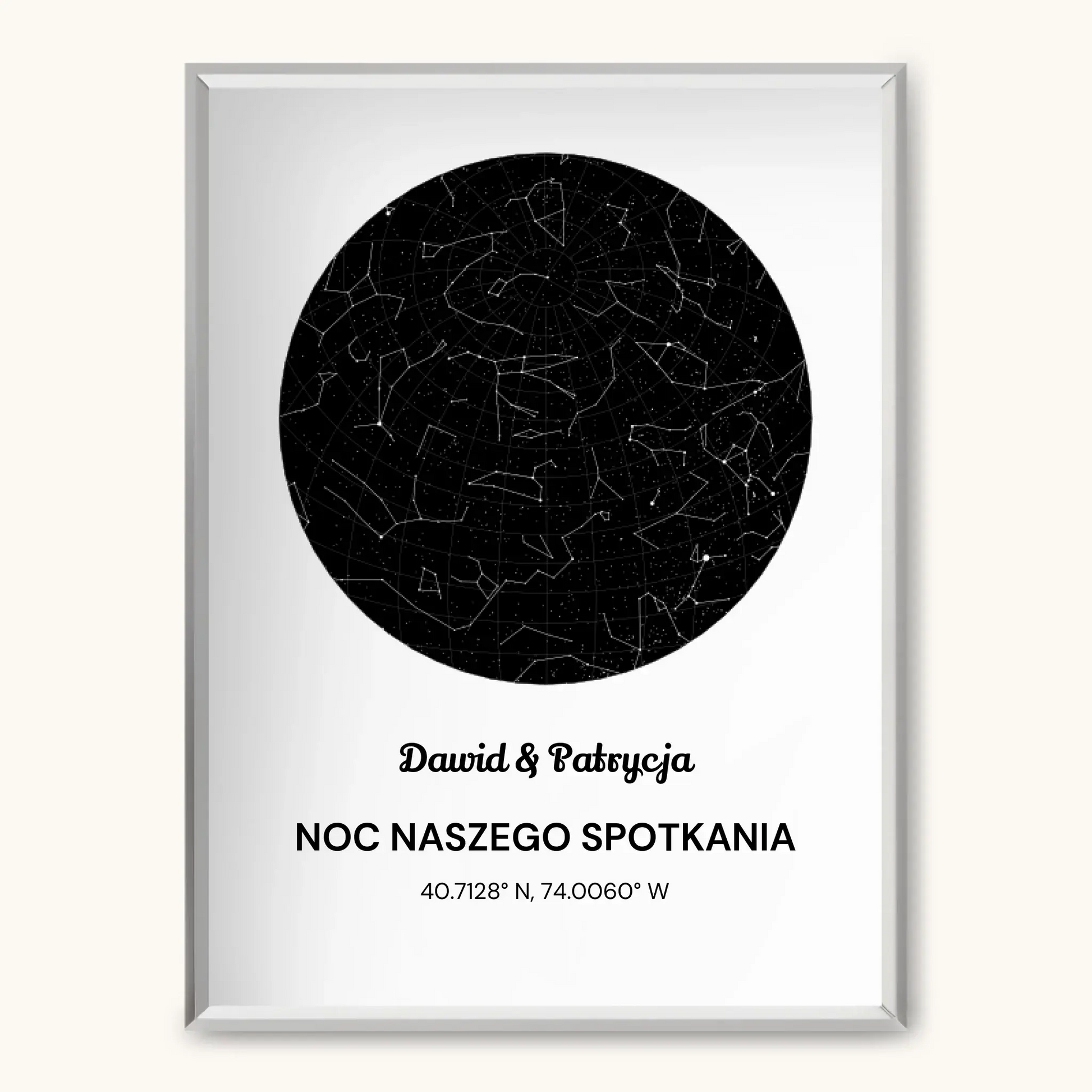 MAPA GWIAZD — personalizowany obraz AI ze zdjęcia w ramce, TaPanda.pl (zdjęcie 5)