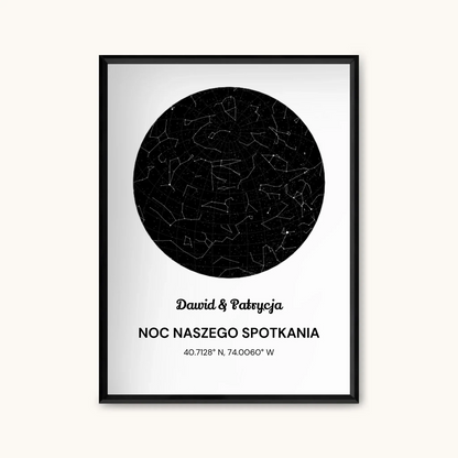 MAPA GWIAZD — personalizowany obraz AI ze zdjęcia w ramce, TaPanda.pl (zdjęcie 6)