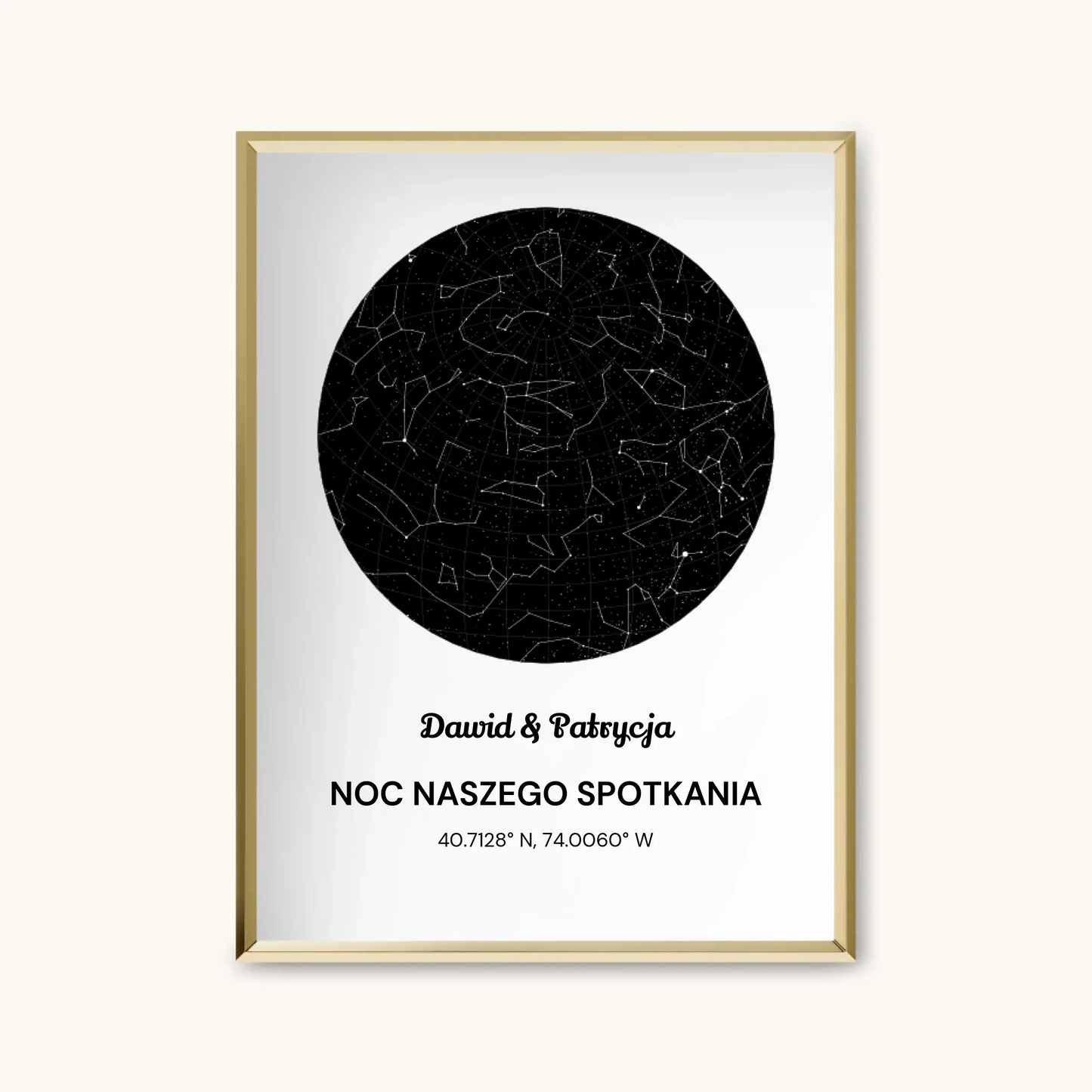MAPA GWIAZD — personalizowany obraz AI ze zdjęcia w ramce, TaPanda.pl (zdjęcie 8)