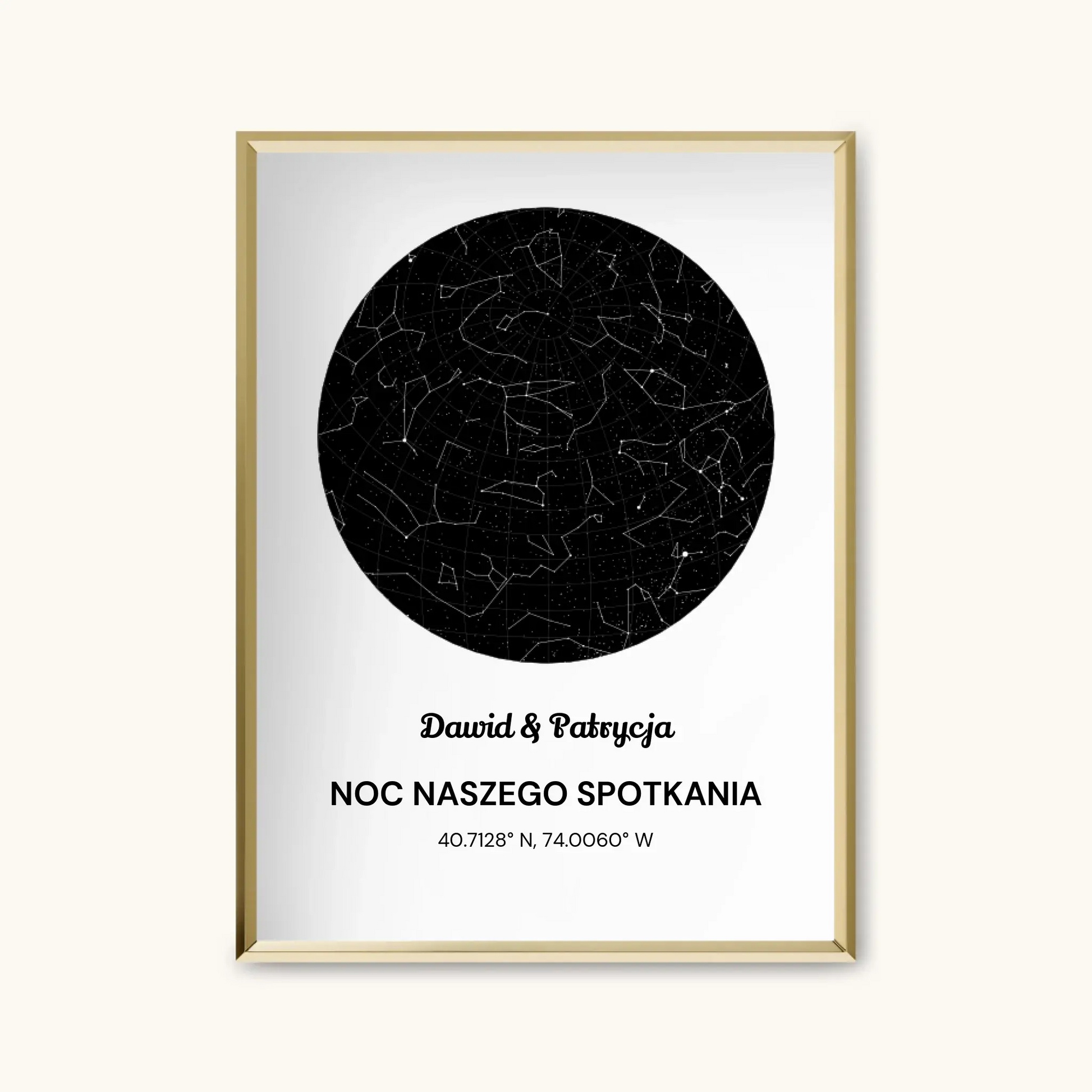MAPA GWIAZD — personalizowany obraz AI ze zdjęcia w ramce, TaPanda.pl (zdjęcie 8)