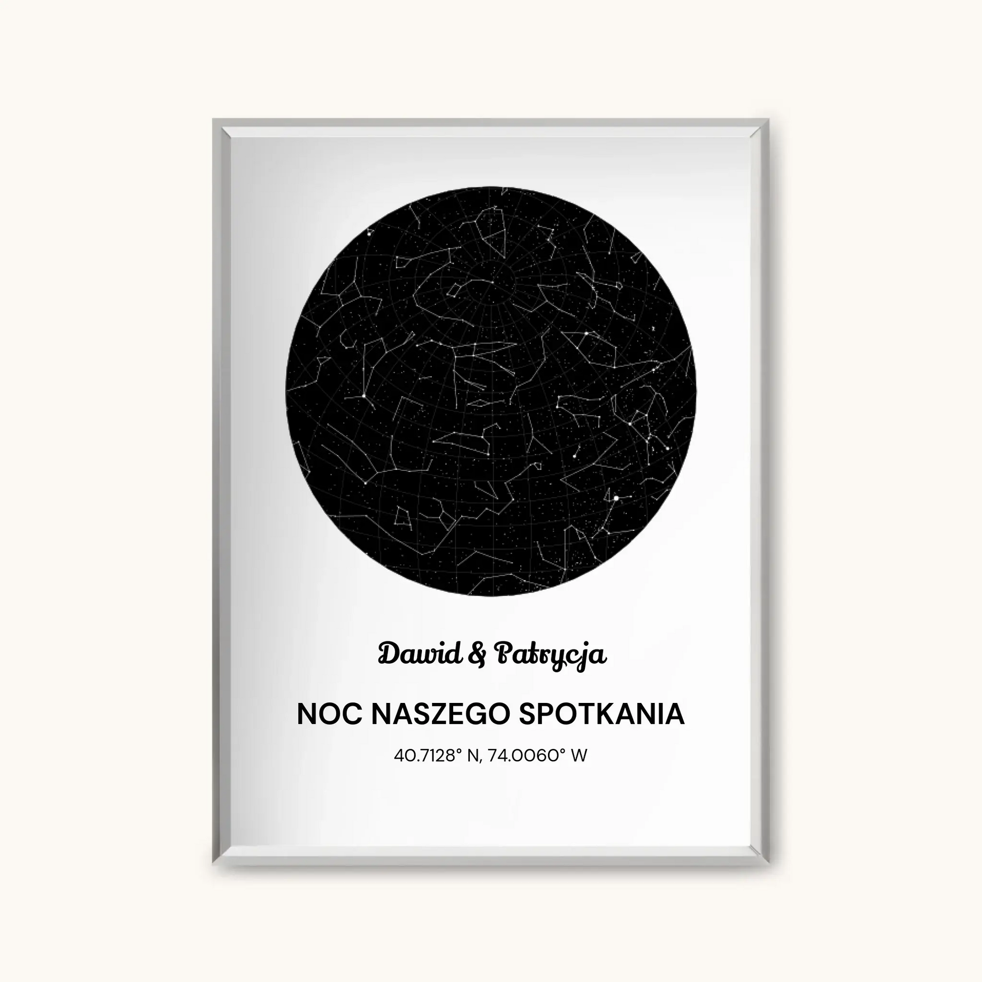 MAPA GWIAZD — personalizowany obraz AI ze zdjęcia w ramce, TaPanda.pl (zdjęcie 9)