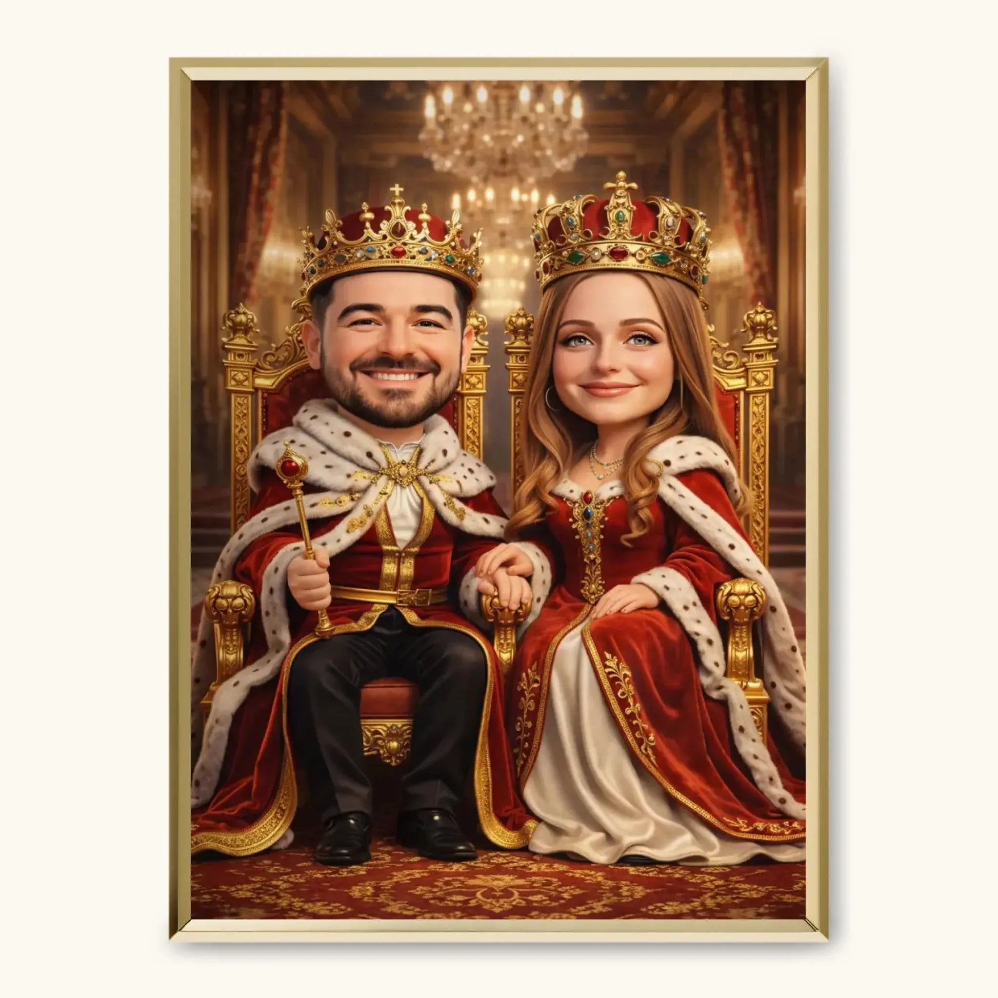 TAPANDA.PL RAMKA A3 GŁOWNE ZDJĘCIE ZŁOTA CIENKA RAMKA