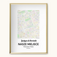MAPA MIASTA — personalizowany obraz AI ze zdjęcia w ramce, TaPanda.pl (zdjęcie 4)