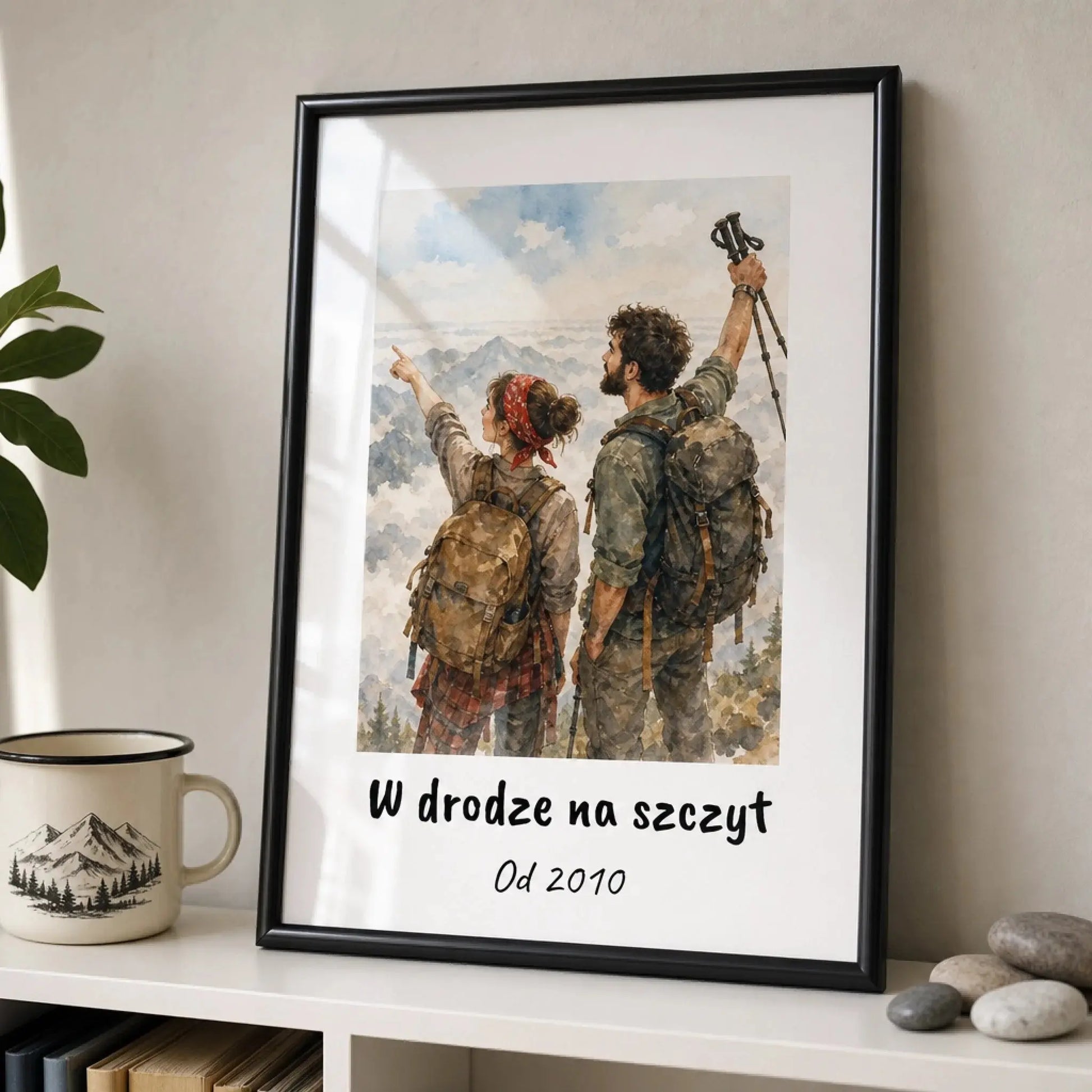 MALOWANY Z PODPISEM — personalizowany obraz AI ze zdjęcia w ramce, TaPanda.pl (zdjęcie 2)