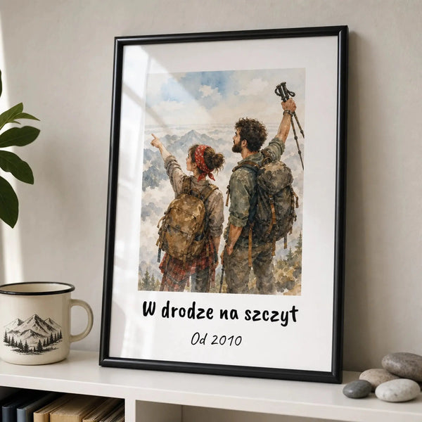 MALOWANY Z PODPISEM — personalizowany obraz AI ze zdjęcia w ramce, TaPanda.pl (zdjęcie 2)