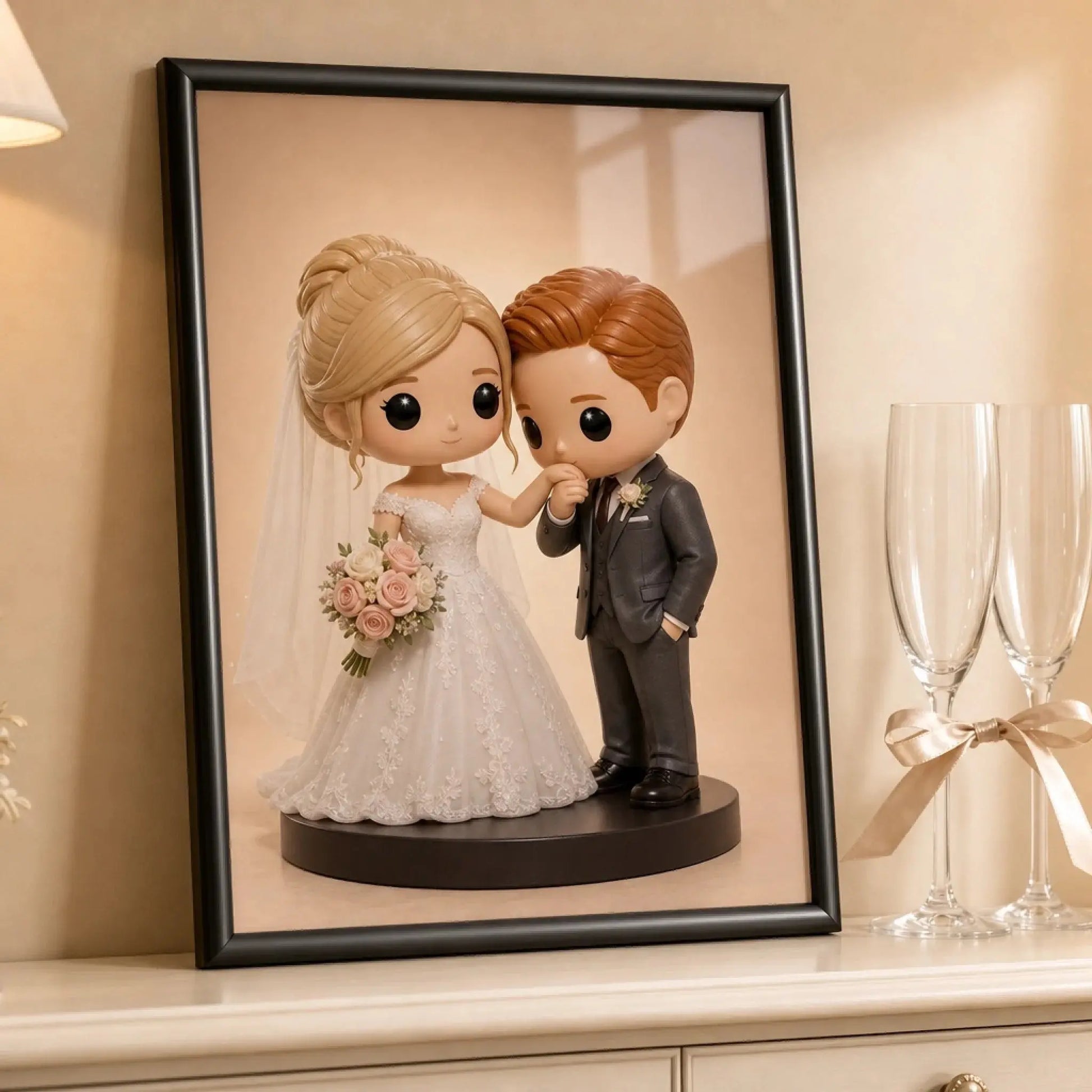 FIGURKA — personalizowany obraz AI ze zdjęcia w ramce, TaPanda.pl (zdjęcie 2)