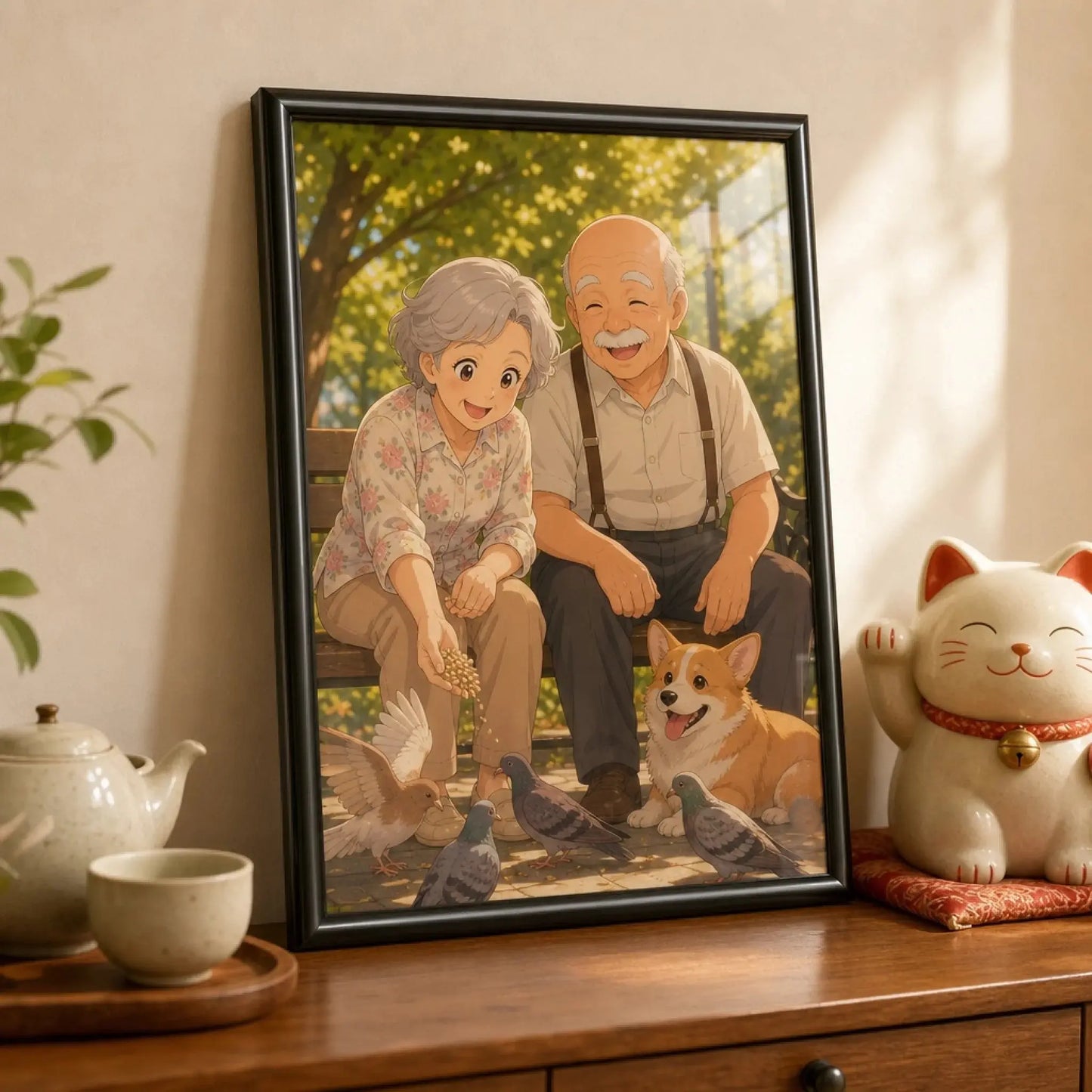 ANIME — personalizowany obraz AI ze zdjęcia w ramce, TaPanda.pl (zdjęcie 2)