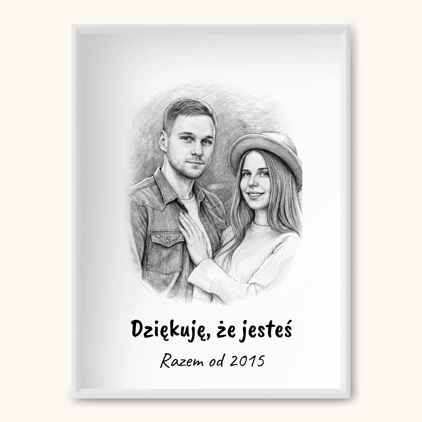 SZKIC Z PODPISEM personalizowany prezent - tapanda.pl