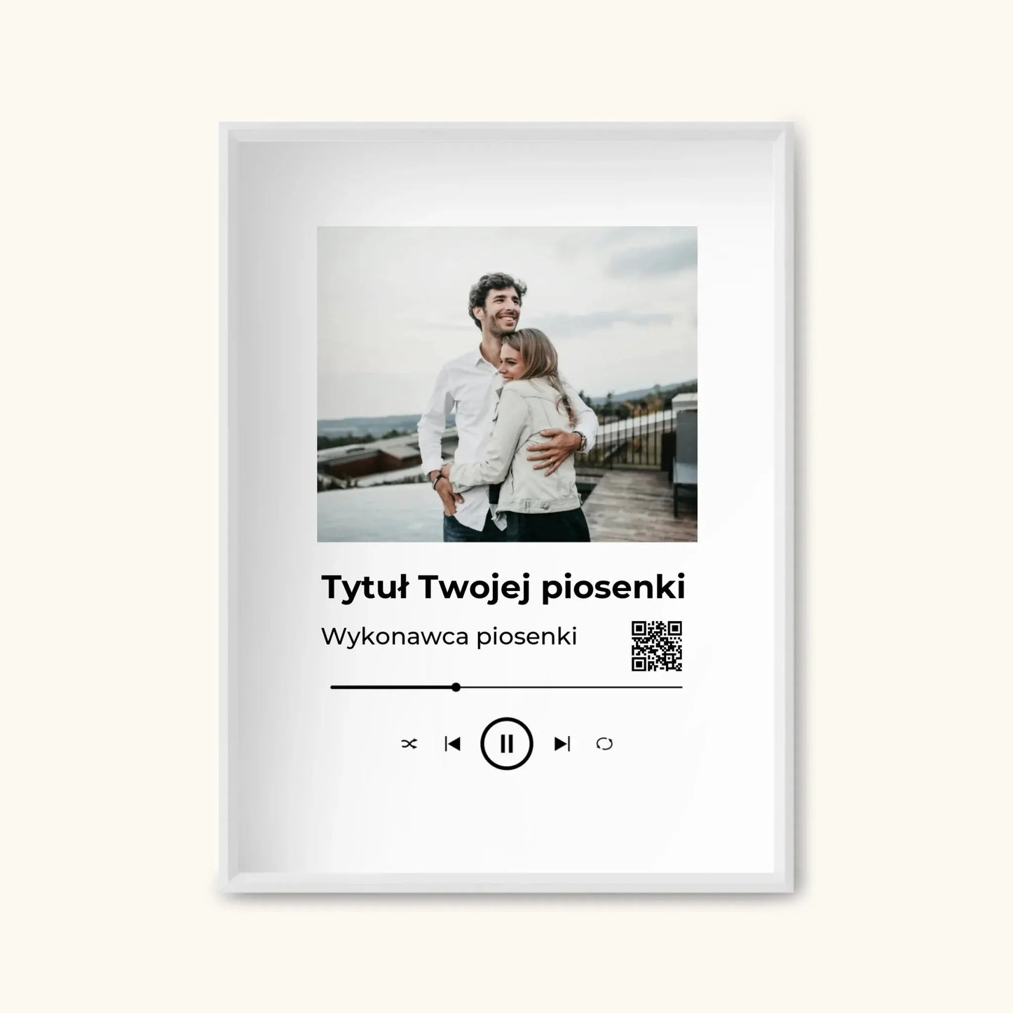 TAPANDA.PL RAMKA A4 GŁOWNE ZDJĘCIE BIAŁA CIENKA RAMKA