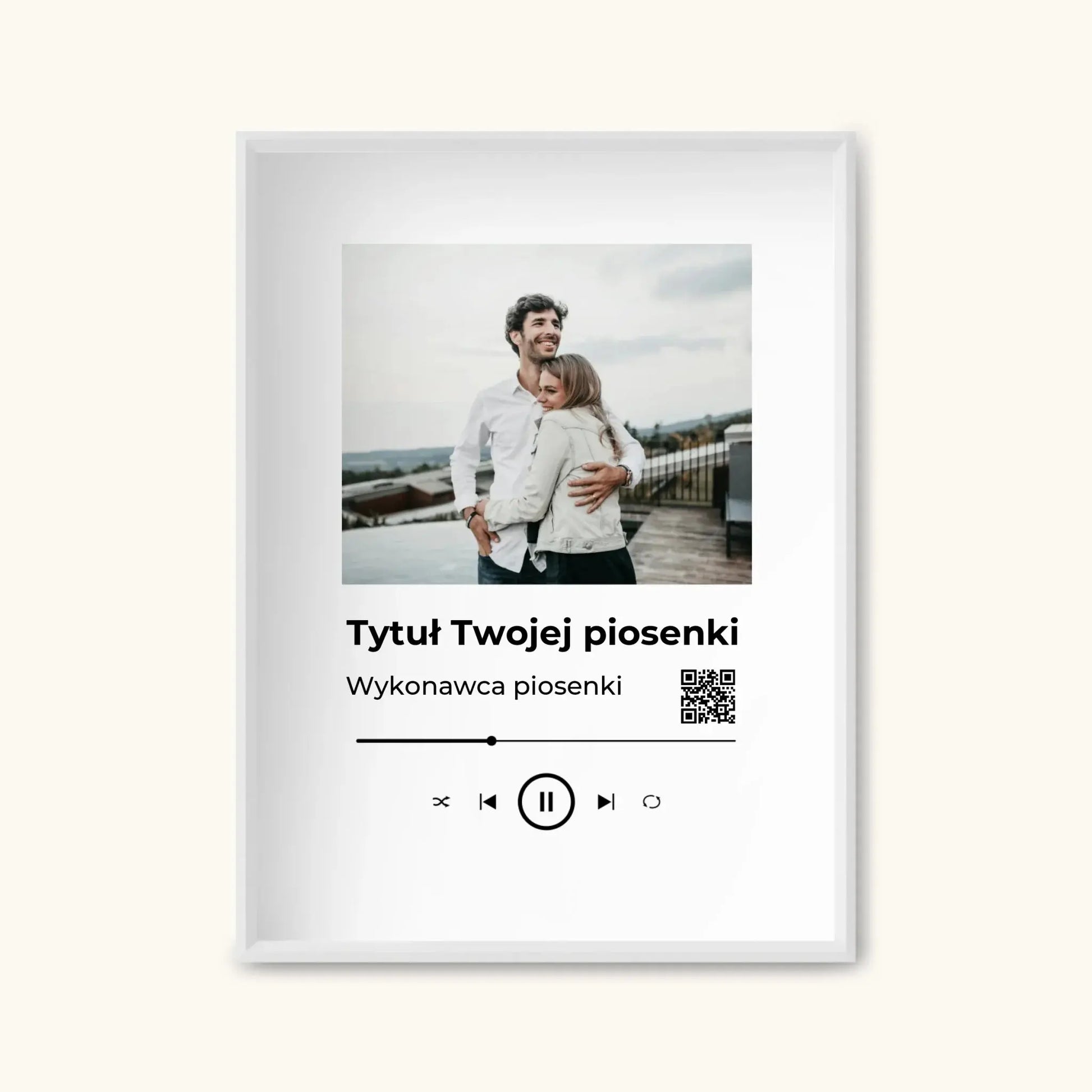 TAPANDA.PL RAMKA A4 GŁOWNE ZDJĘCIE BIAŁA CIENKA RAMKA