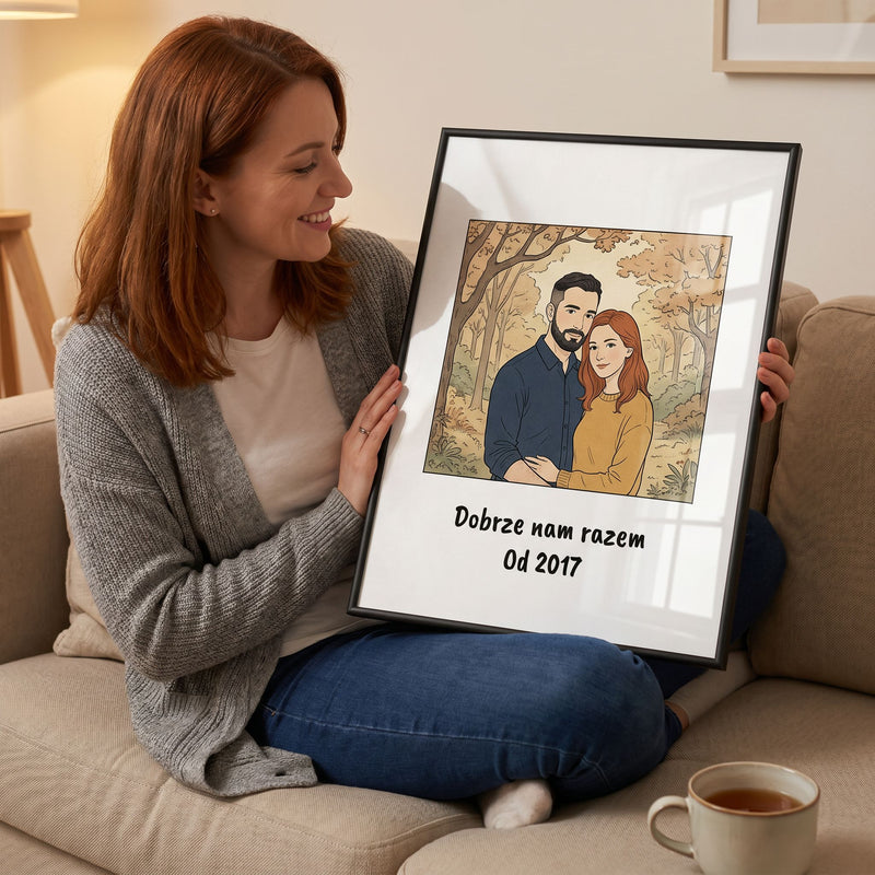 Personalizowany kadr i trwały druk