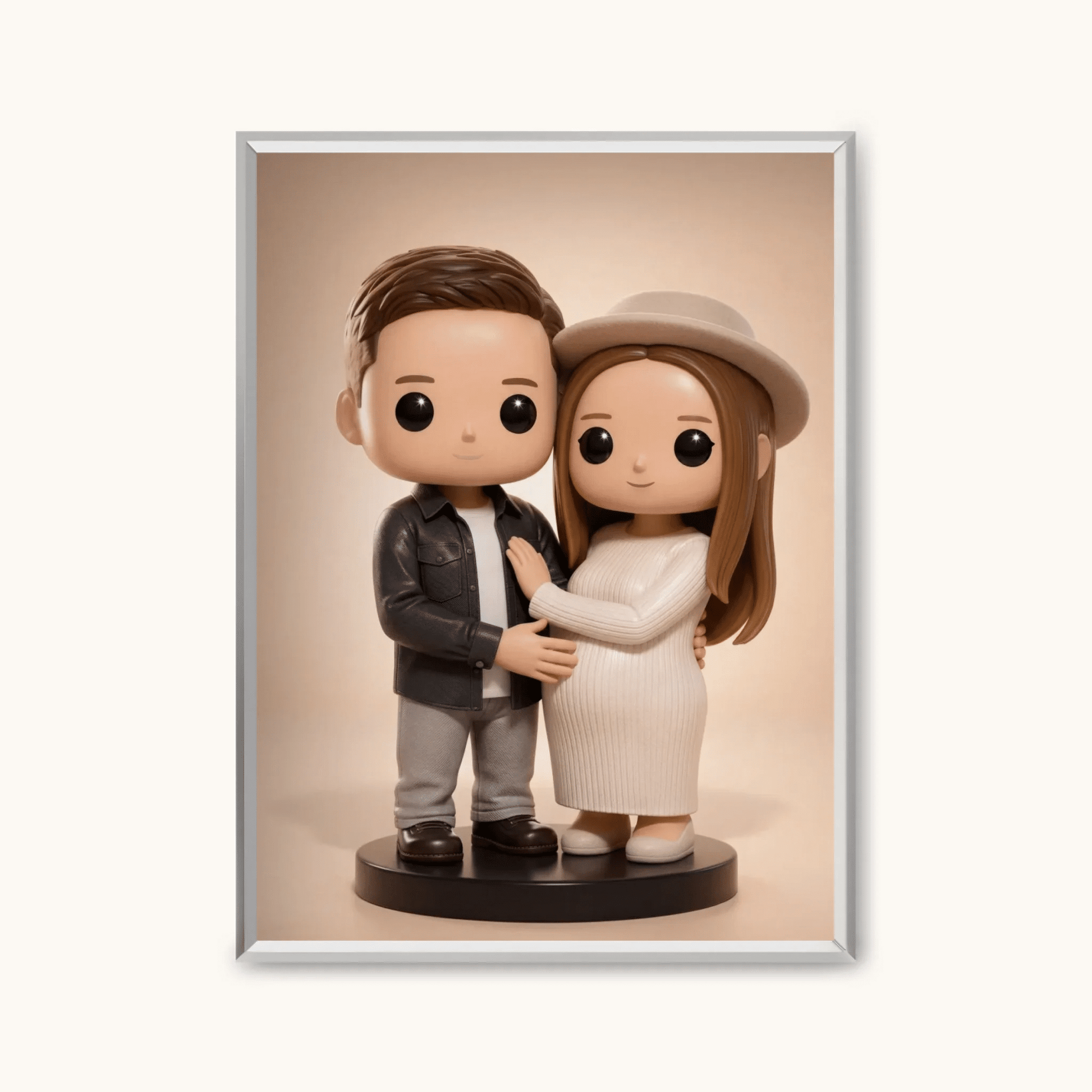 FIGURKA Obraz AI z ramką - TaPanda.pl