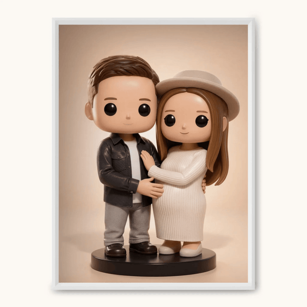 FIGURKA Obraz AI z ramką - TaPanda.pl