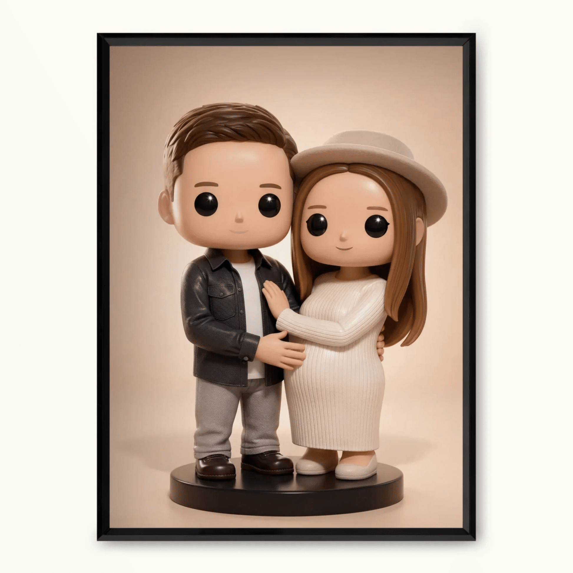 FIGURKA Obraz AI z ramką - TaPanda.pl