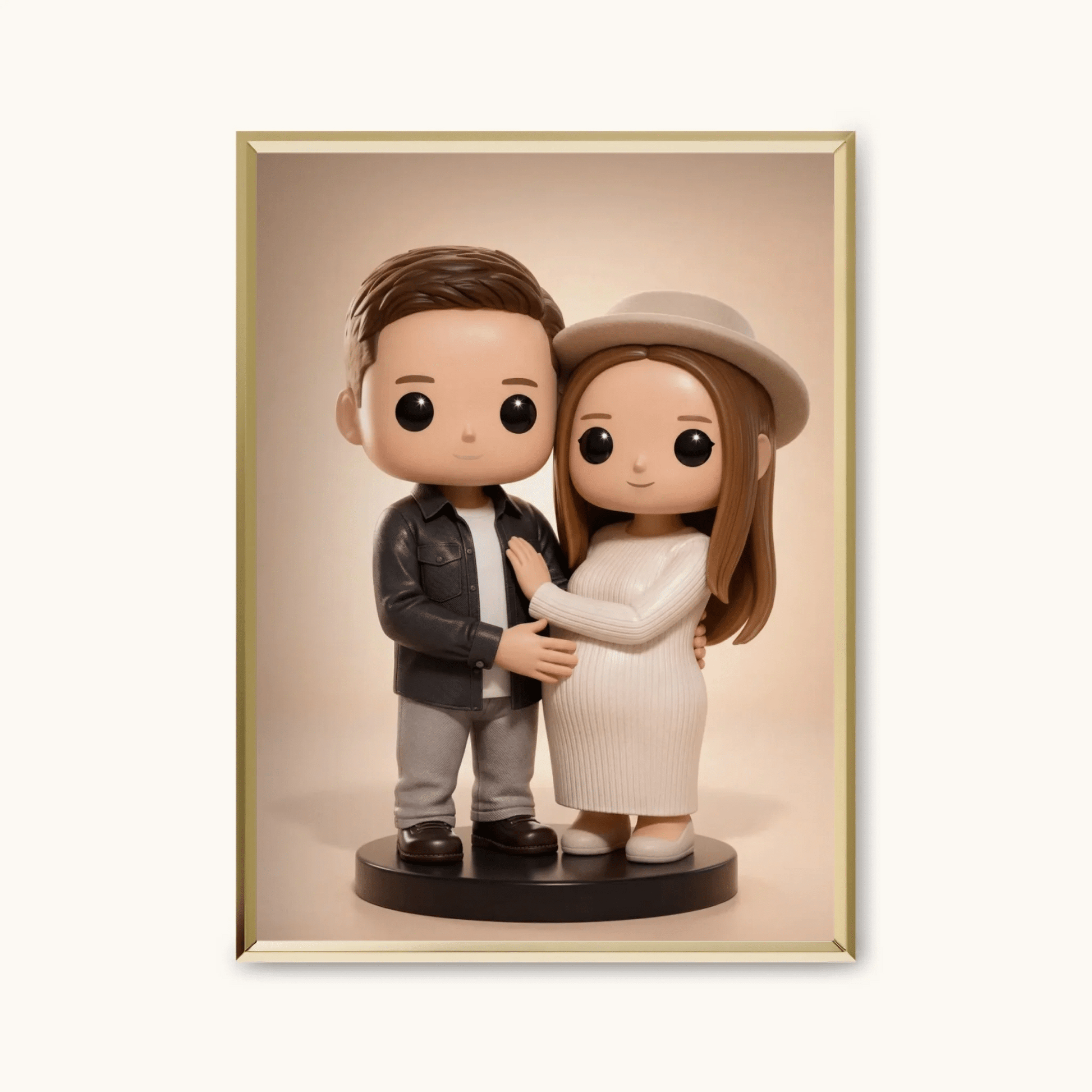 FIGURKA Obraz AI z ramką - TaPanda.pl