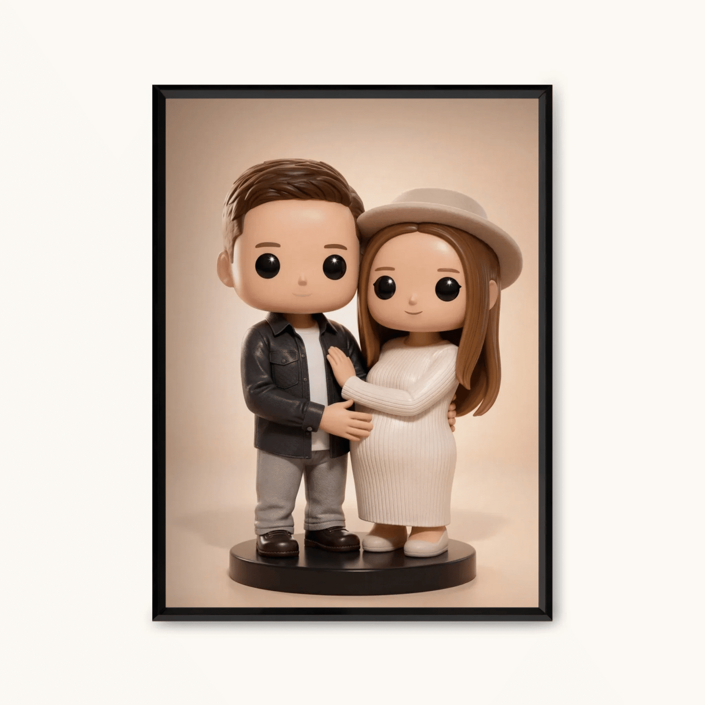 FIGURKA Obraz AI z ramką - TaPanda.pl