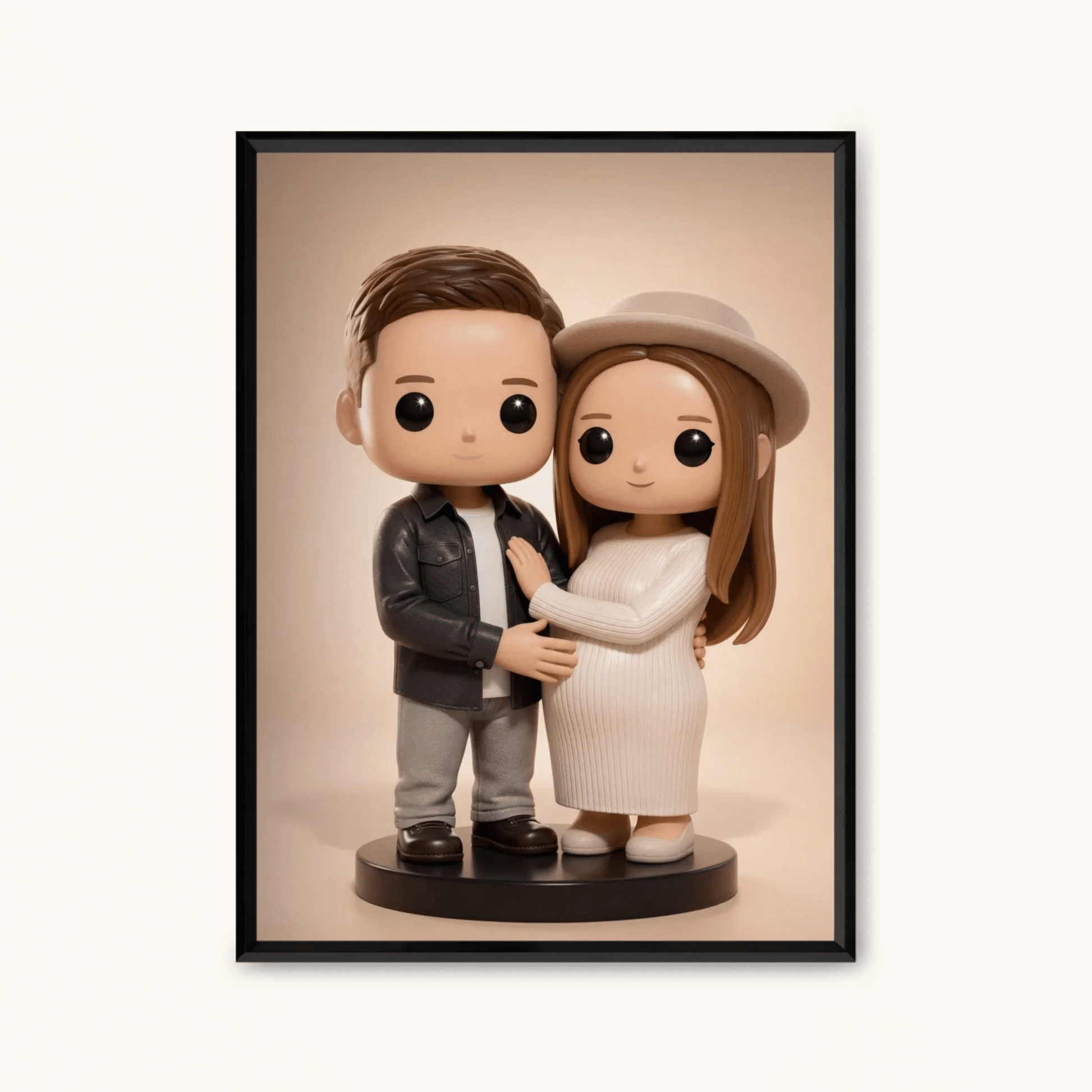 FIGURKA Obraz AI z ramką - TaPanda.pl