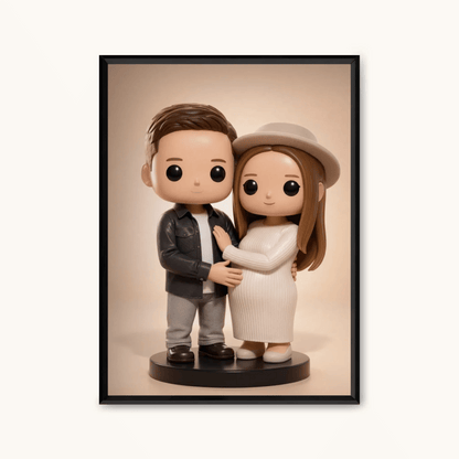 FIGURKA Obraz AI z ramką - TaPanda.pl