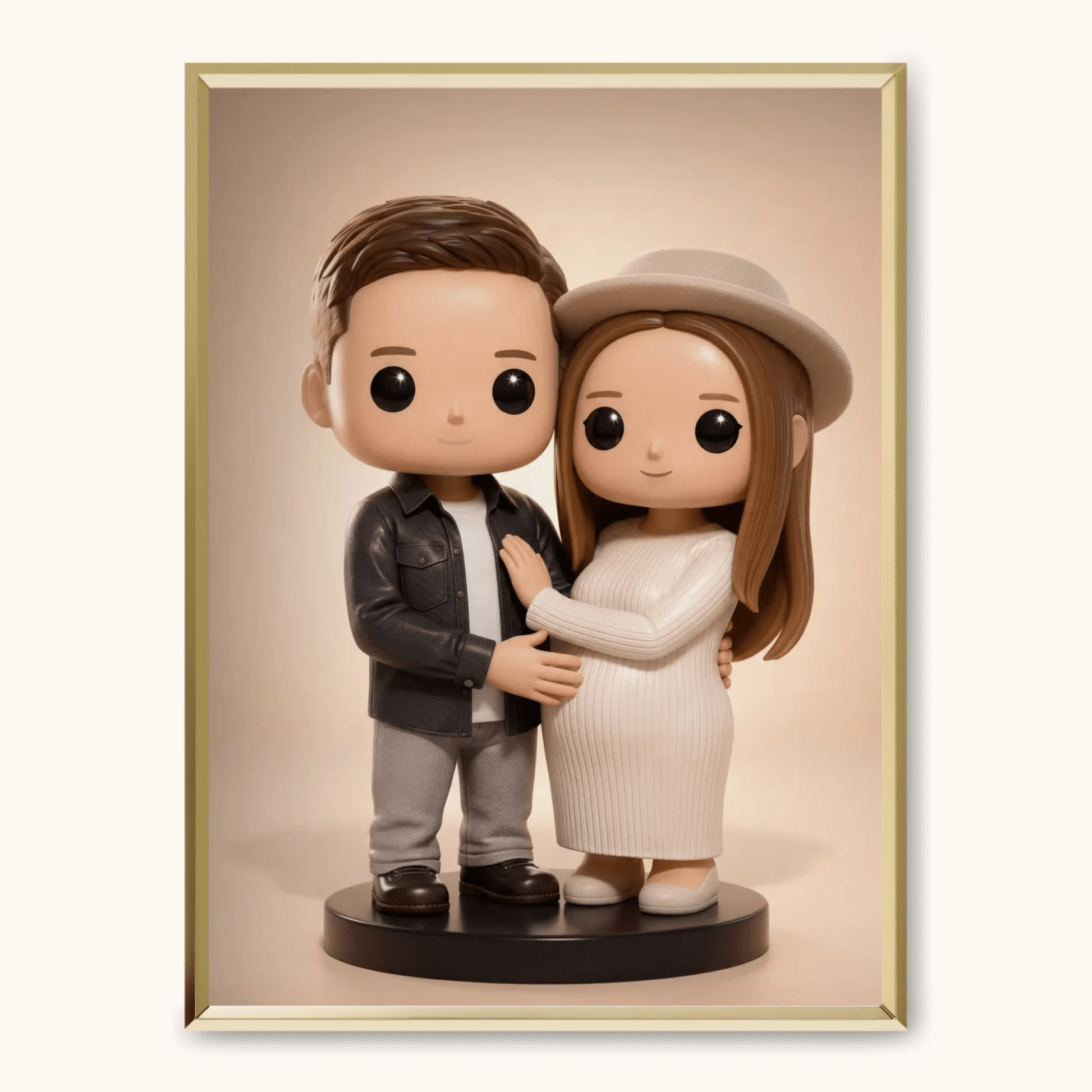 FIGURKA Obraz AI z ramką - TaPanda.pl