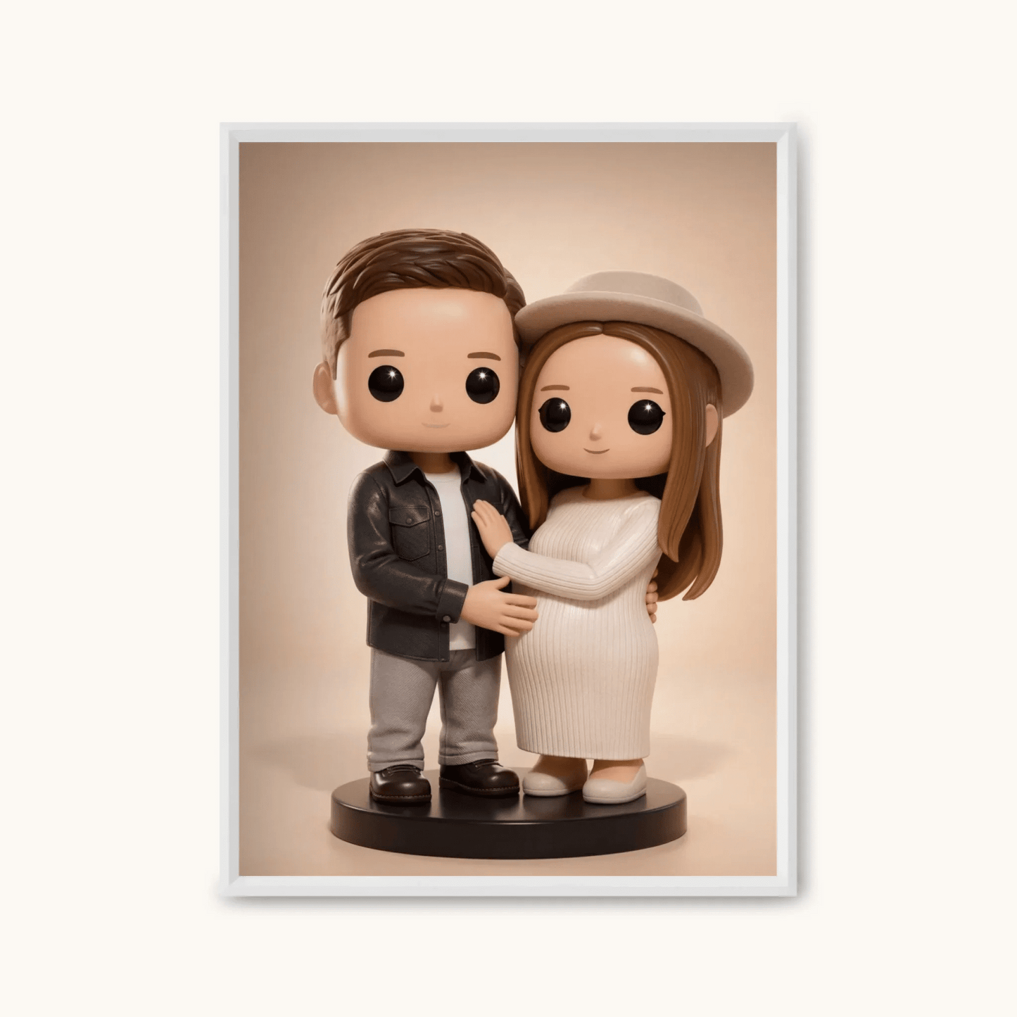 FIGURKA Obraz AI z ramką - TaPanda.pl