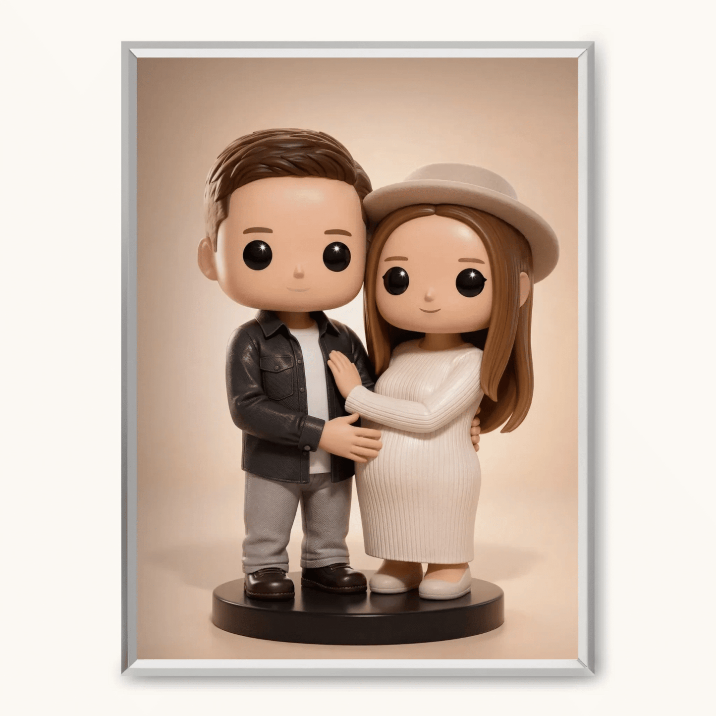 FIGURKA Obraz AI z ramką - TaPanda.pl