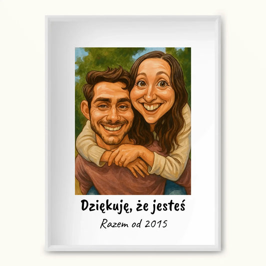 KARYKATURA Z PODPISEM - TaPanda.pl