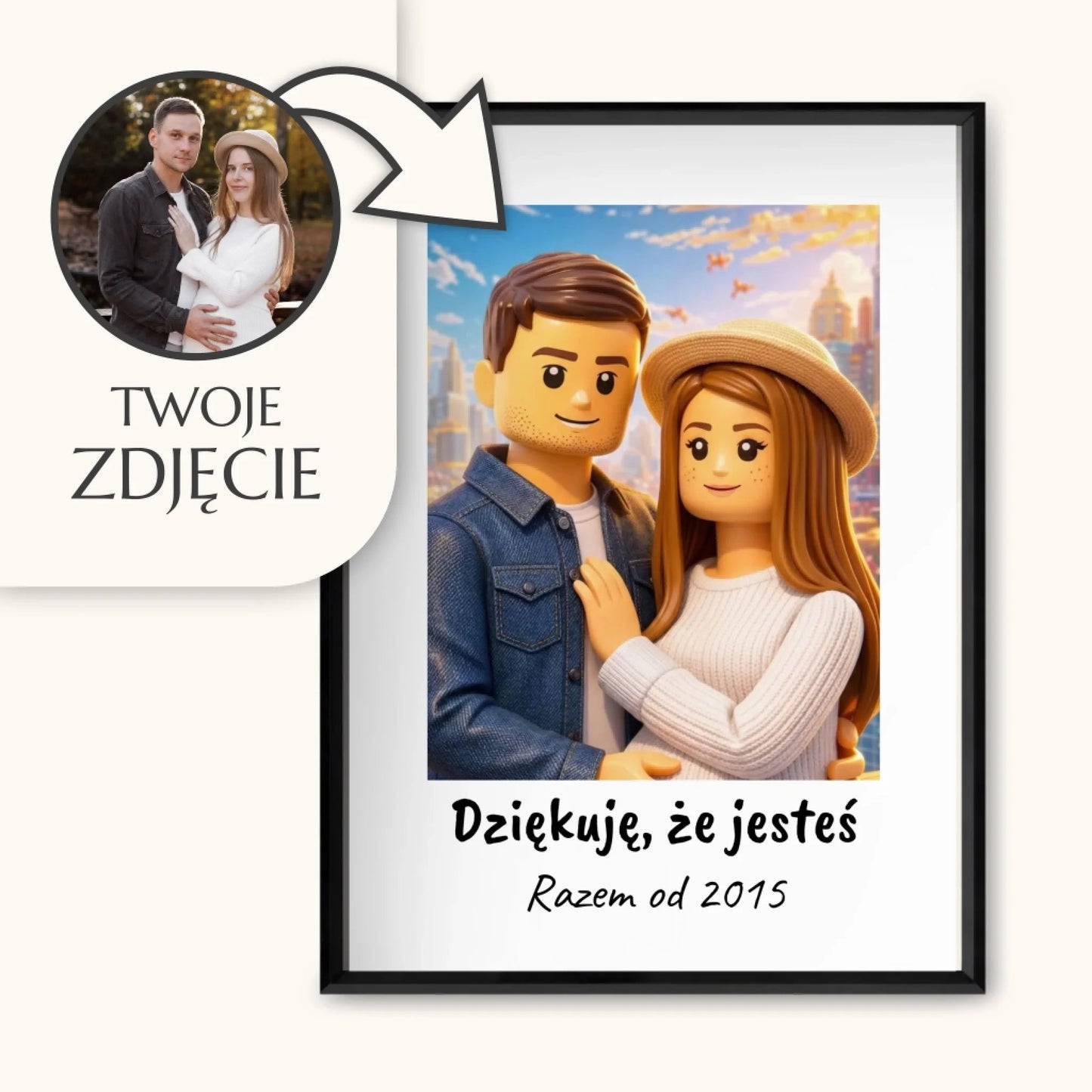 KLOCKI Z PODPISEM - TaPanda.pl