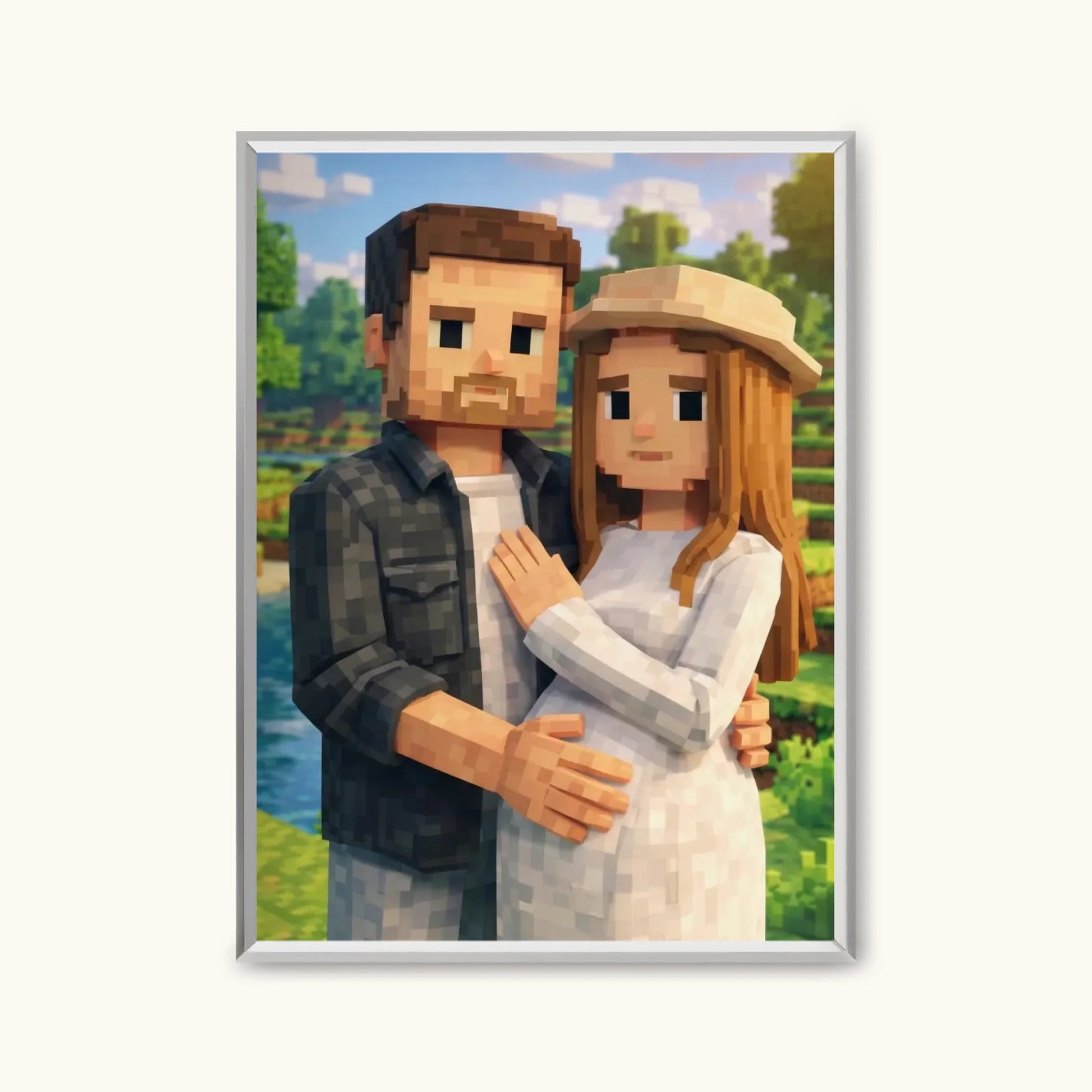 PIKSEL Obraz AI z ramką - TaPanda.pl