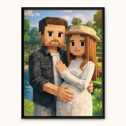 PIKSEL Obraz AI z ramką - TaPanda.pl