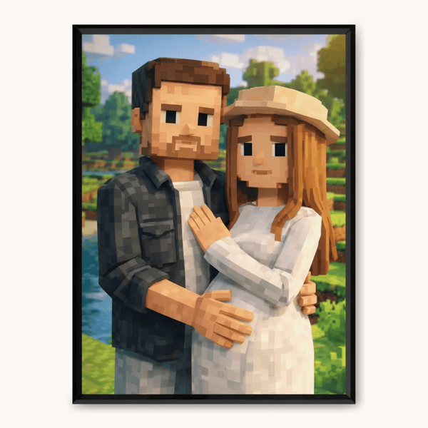 PIKSEL Obraz AI z ramką - TaPanda.pl