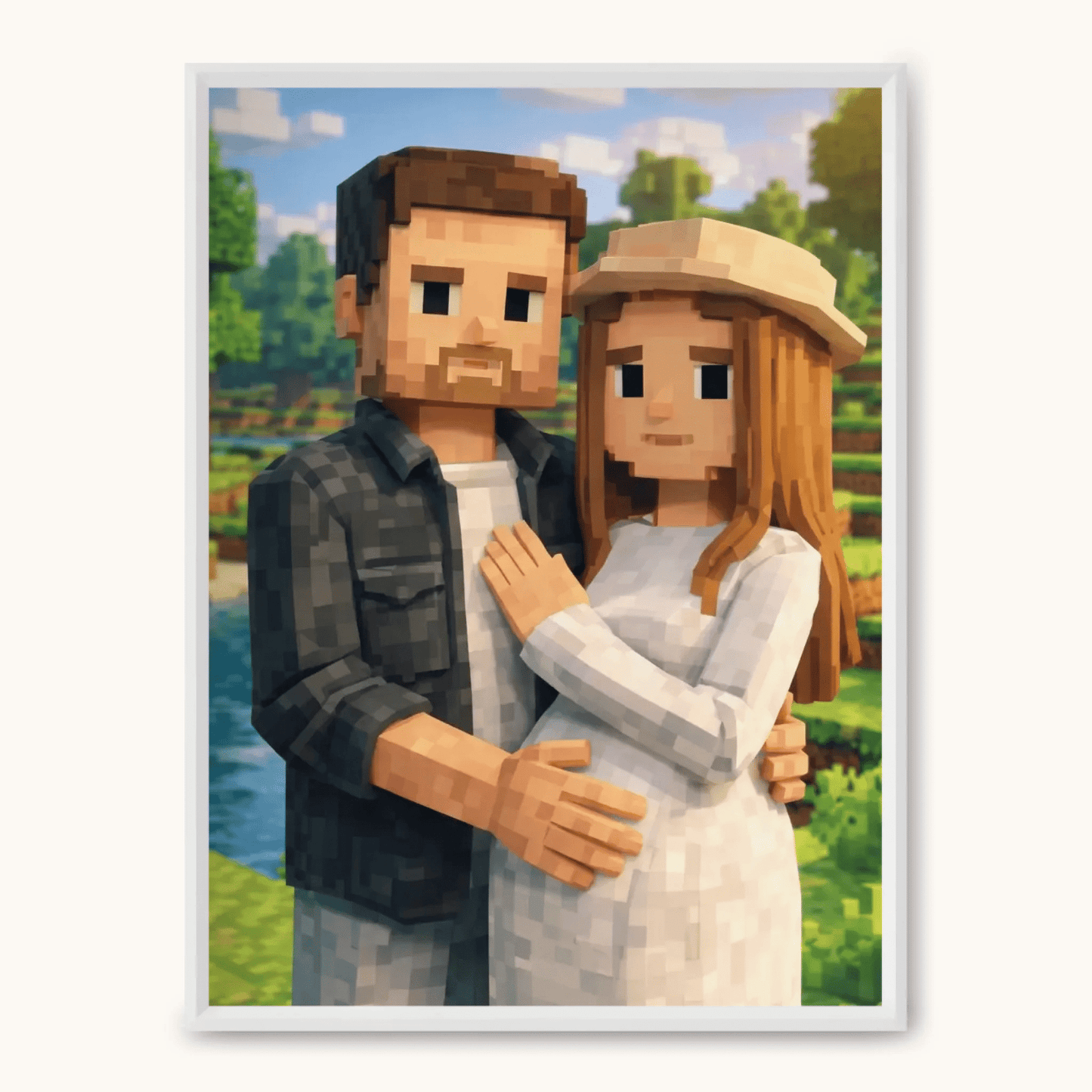 PIKSEL Obraz AI z ramką - TaPanda.pl